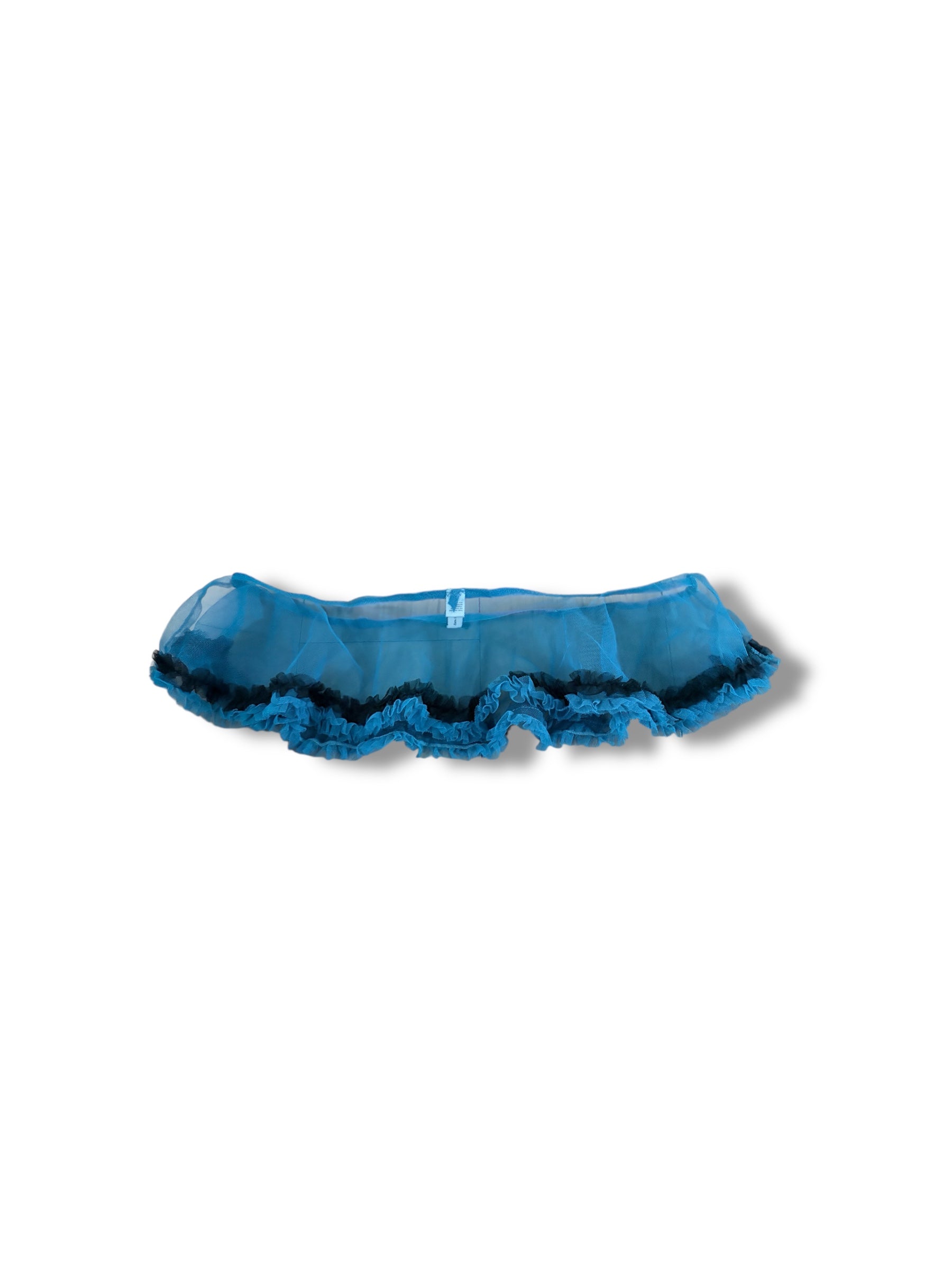 Mall goth rave micro mesh skirt length 6”