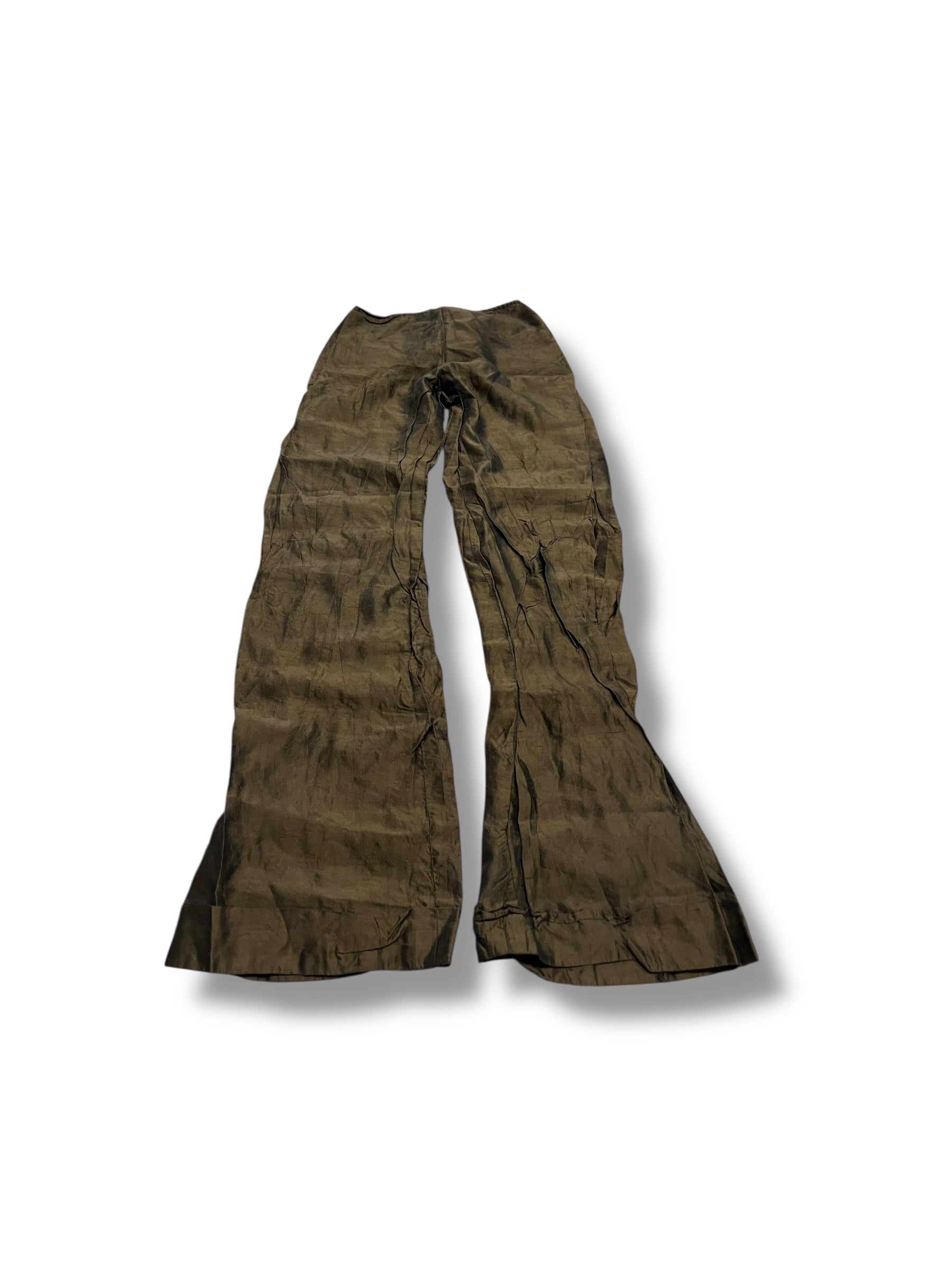 Jpg brown low rise flare 2006 run way pants size 8