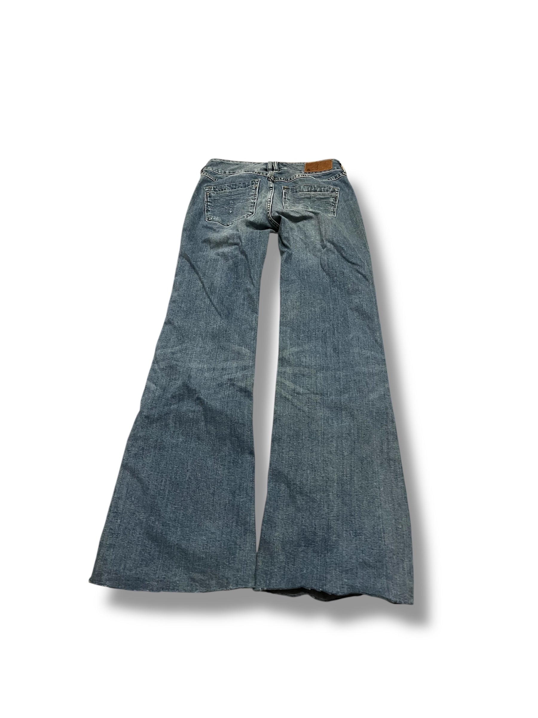 Low rise flared boot cut dream jeans