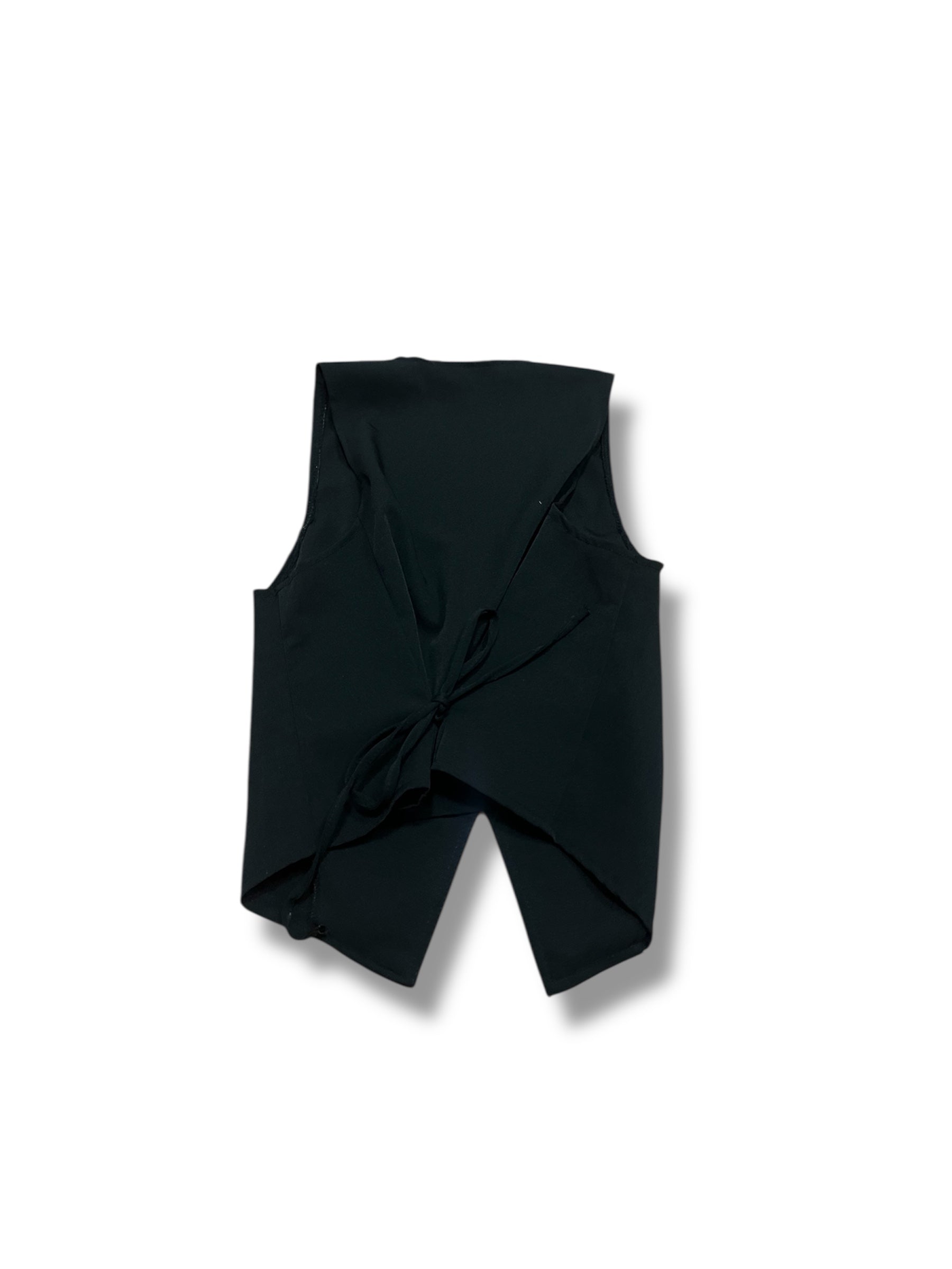 Black Alice Cullen vest with back tie size small