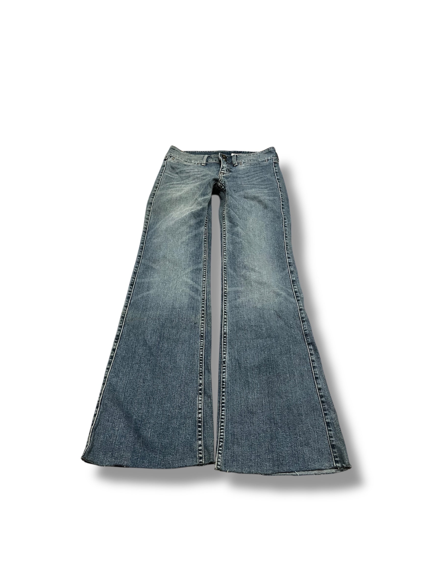Low rise flared boot cut dream jeans