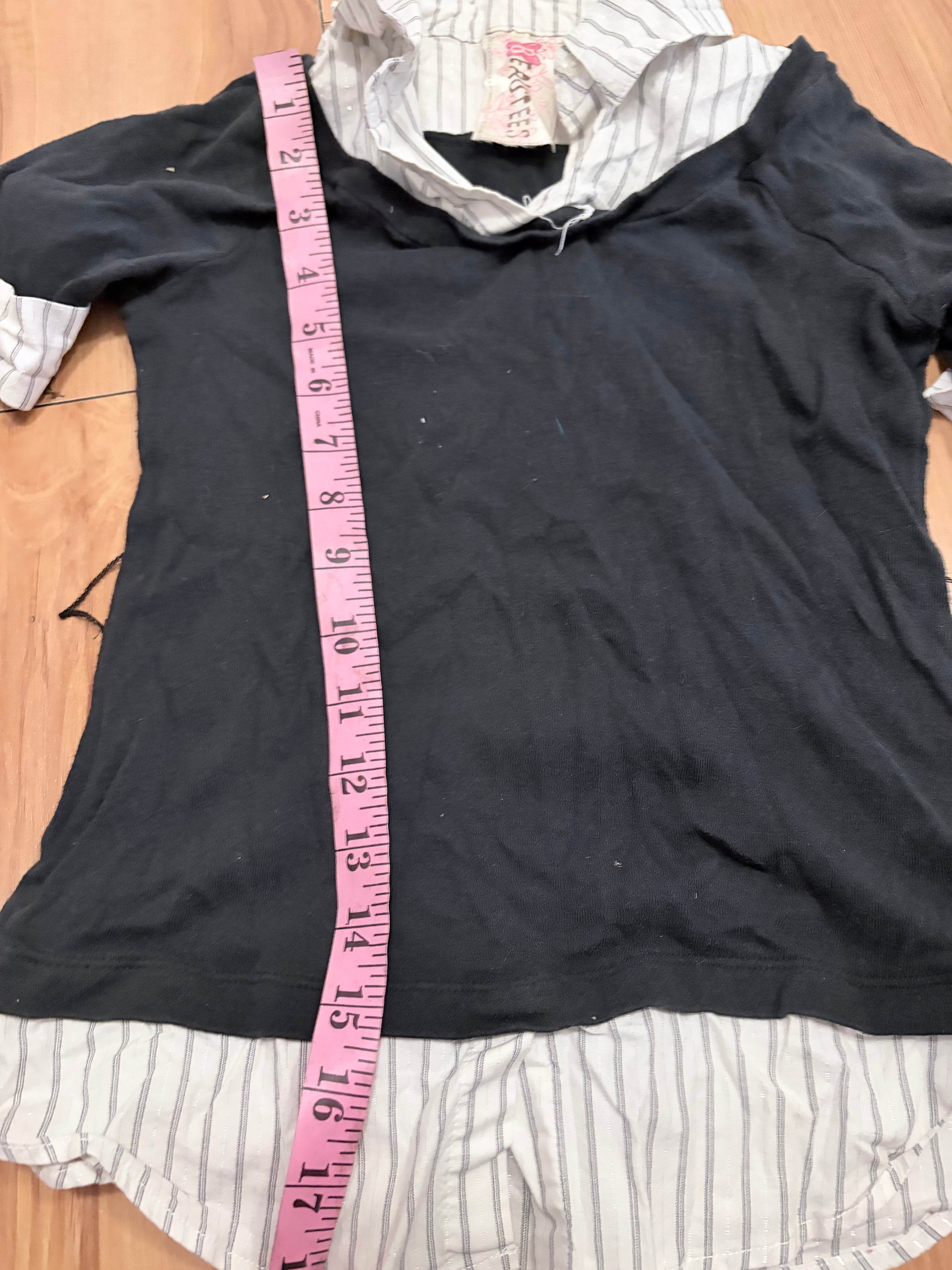 Black white Alice Cullen slim top size xs