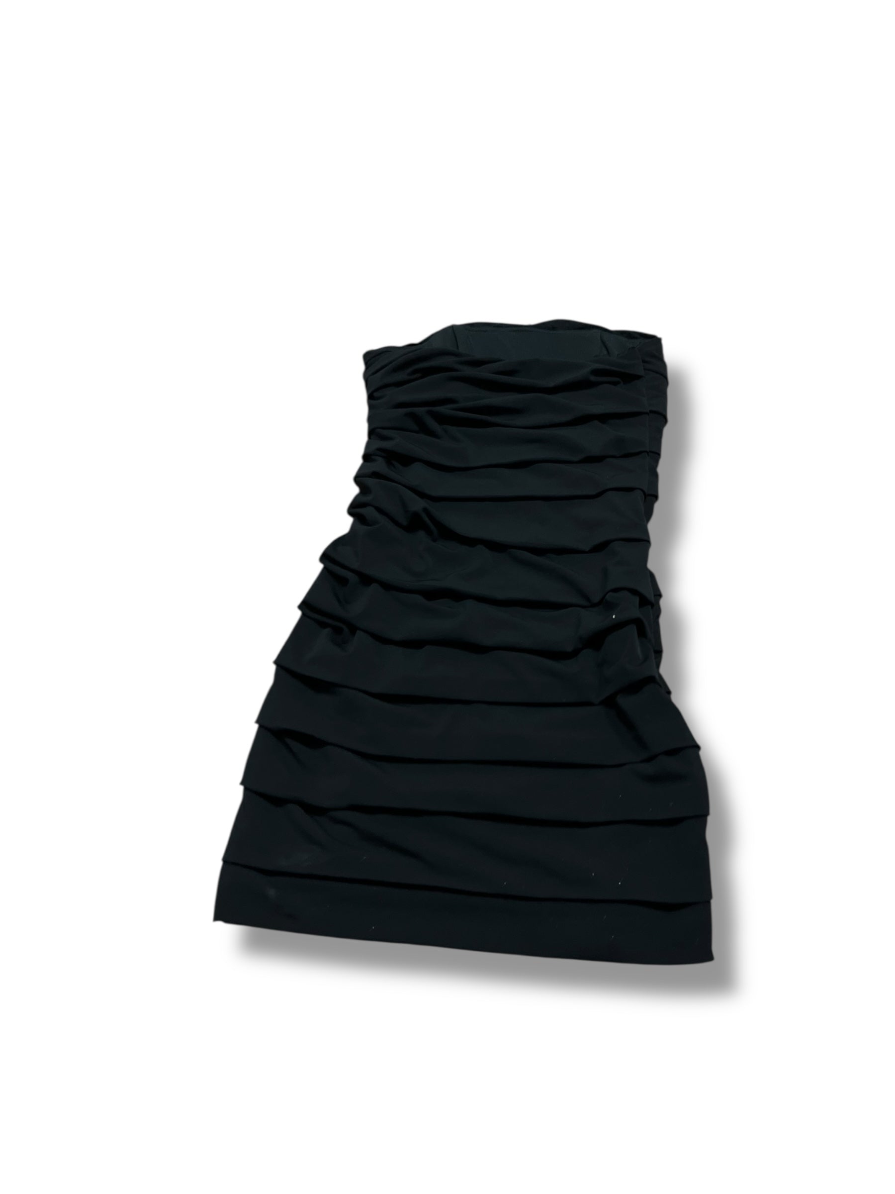 Black ruffle mini party dress size medium