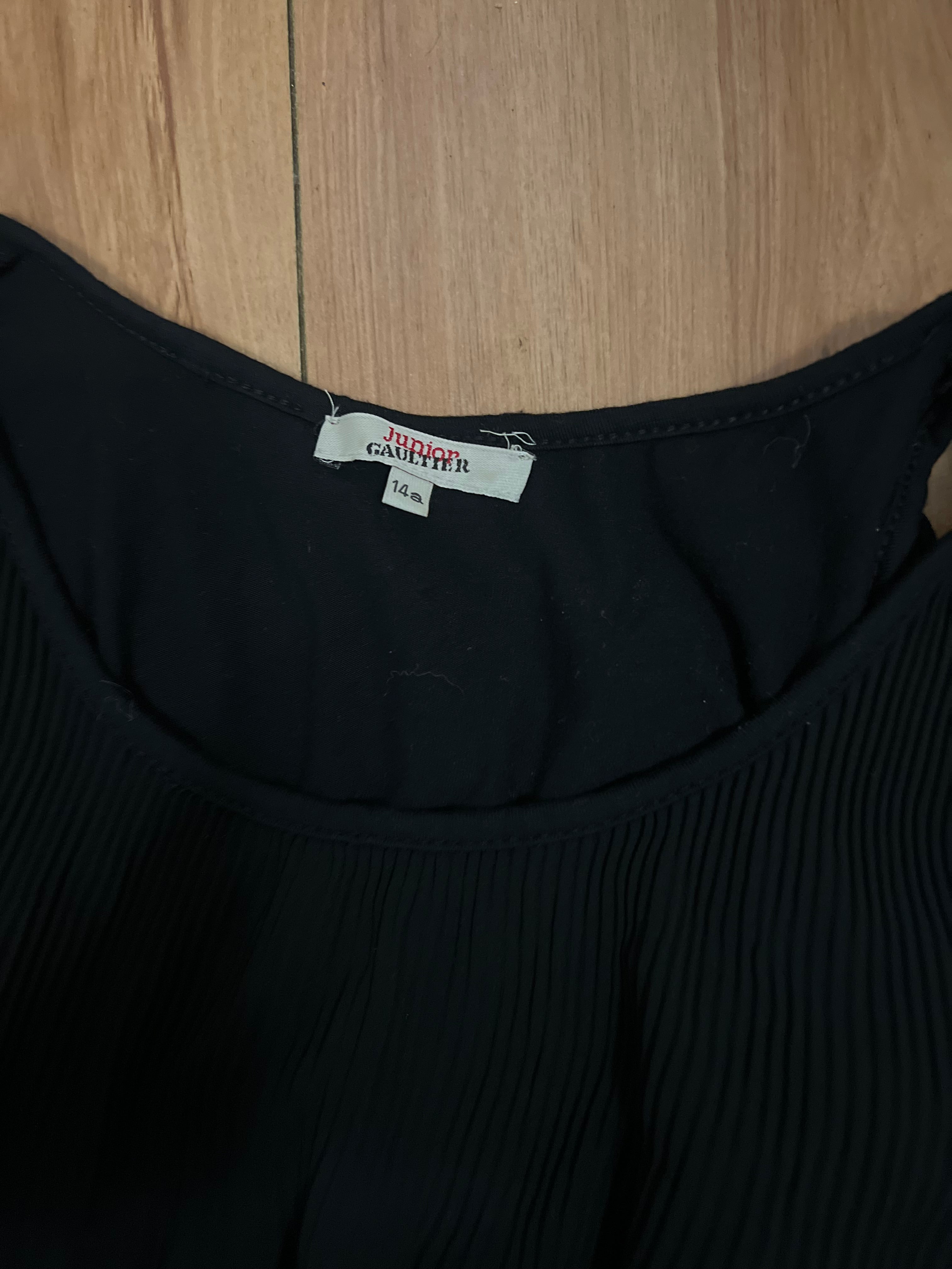 Jean Paul Gaultier black mini dress xs