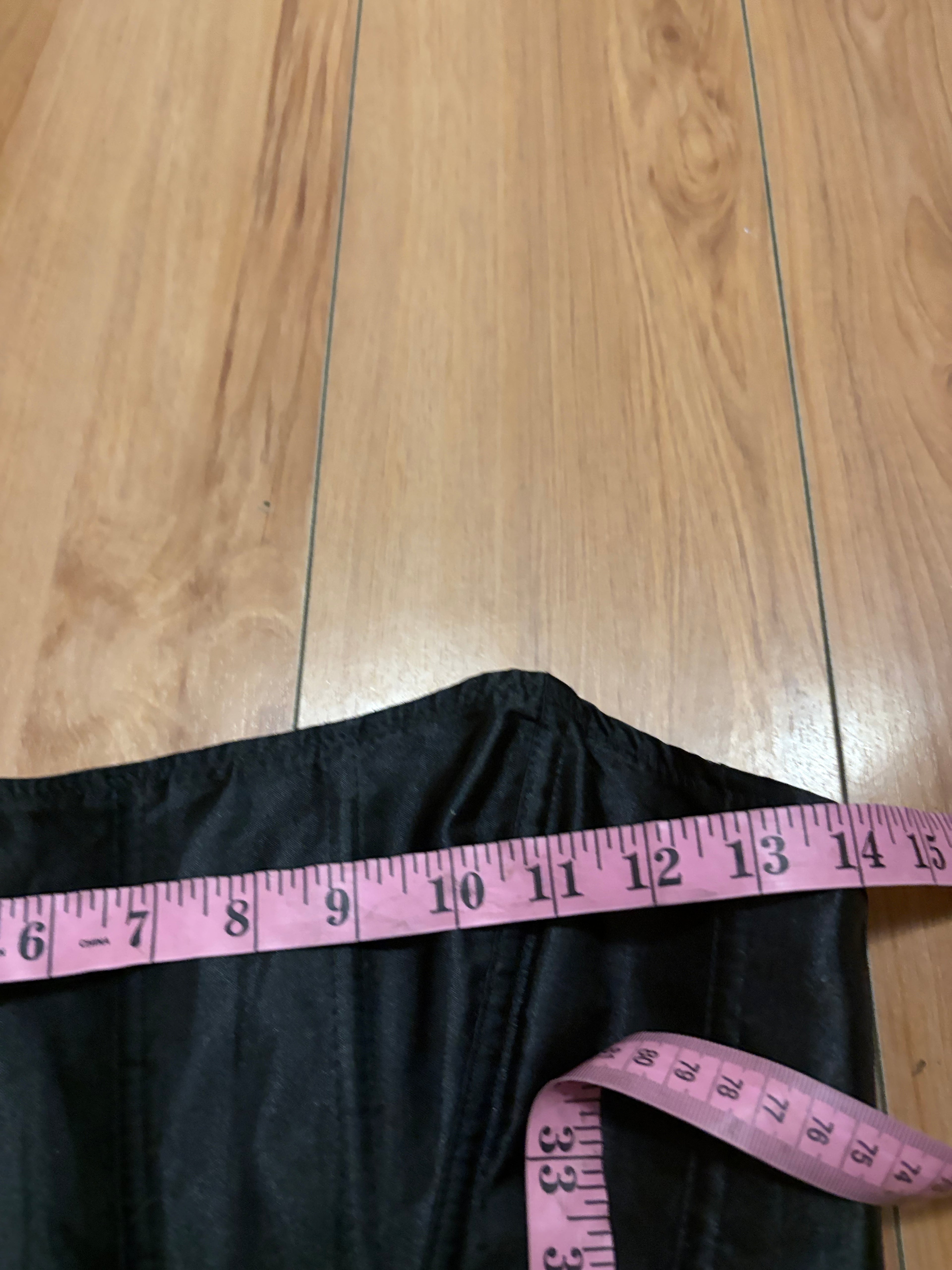 Black corset strapless size medium