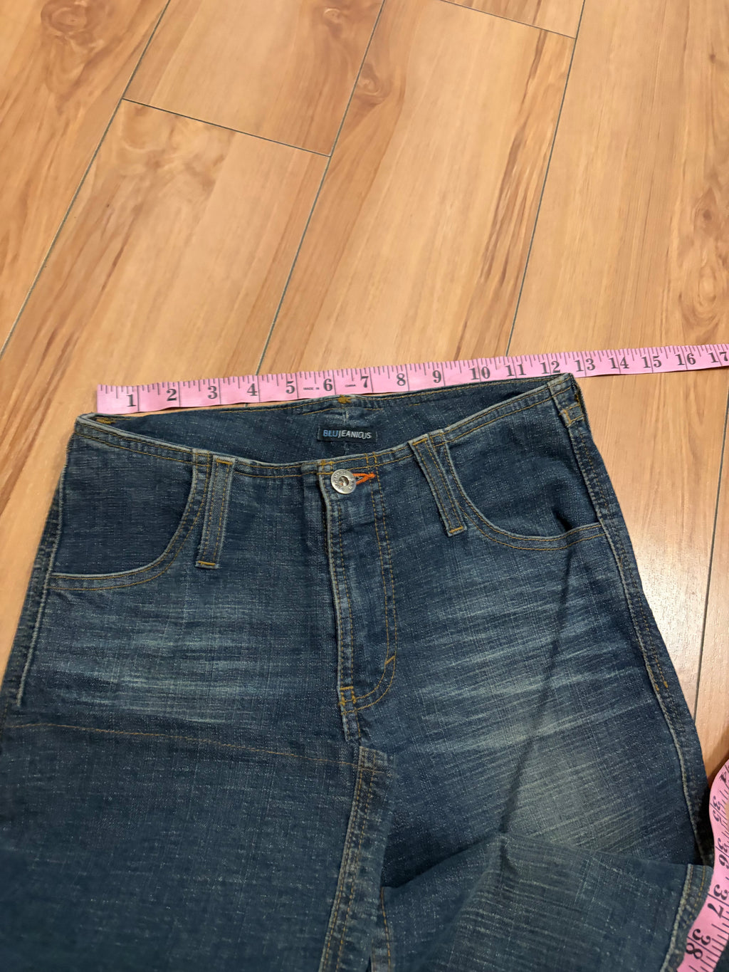 Low rise acid wash blue 90’s low rise flare jeans size 0