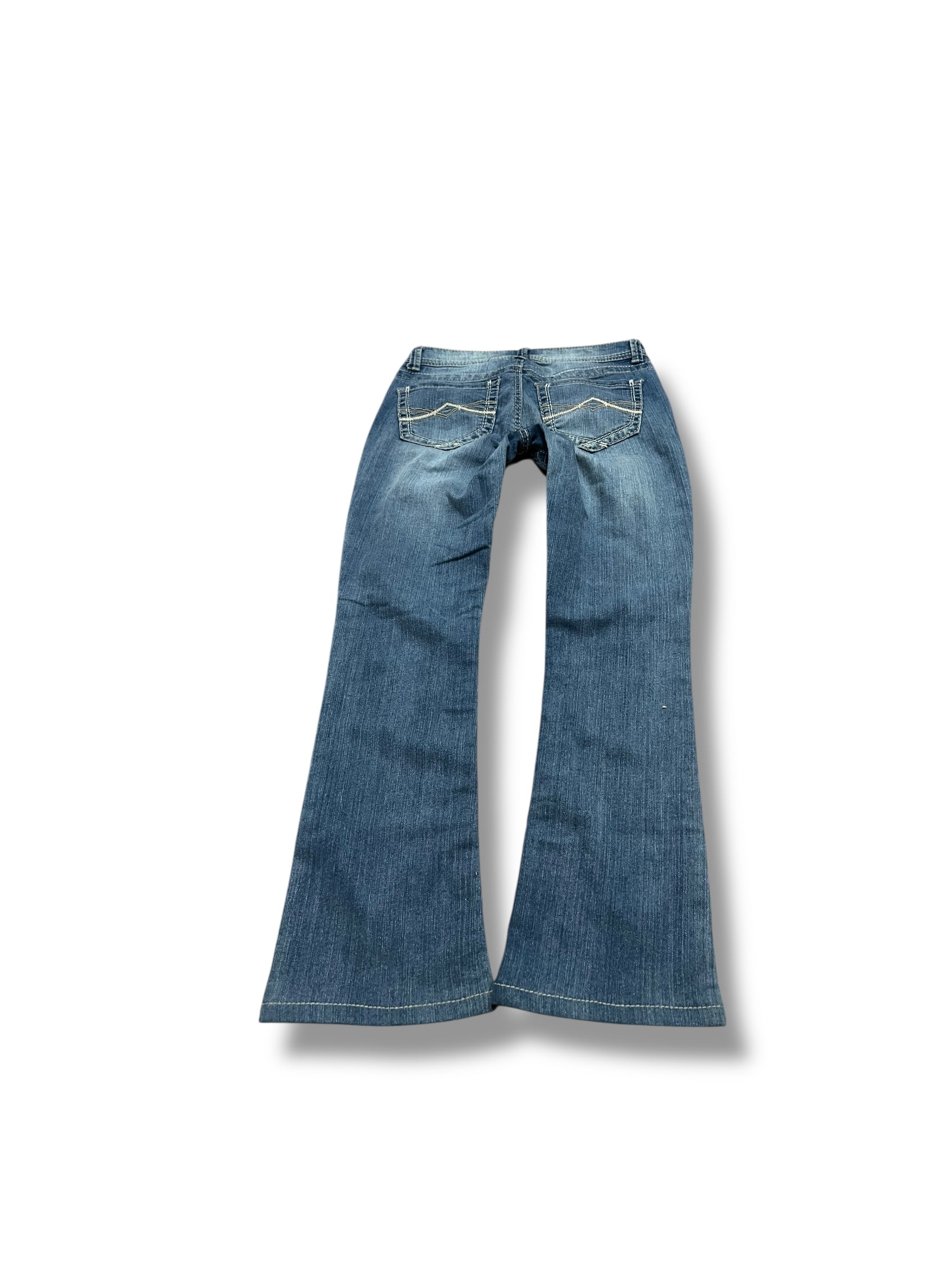 00 Mudd 90’s flares low rise jeans blue