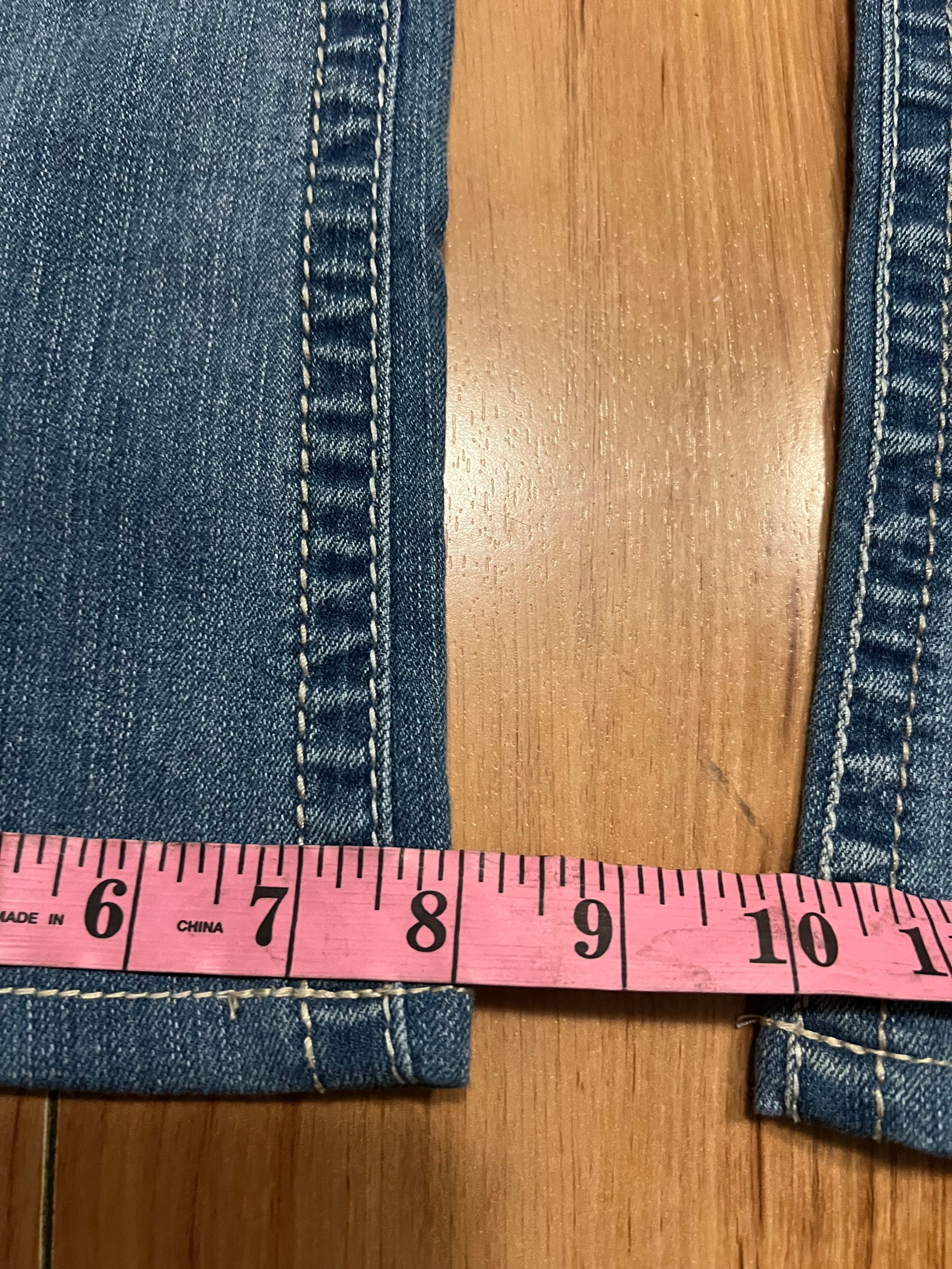 00 Mudd 90’s flares low rise jeans blue