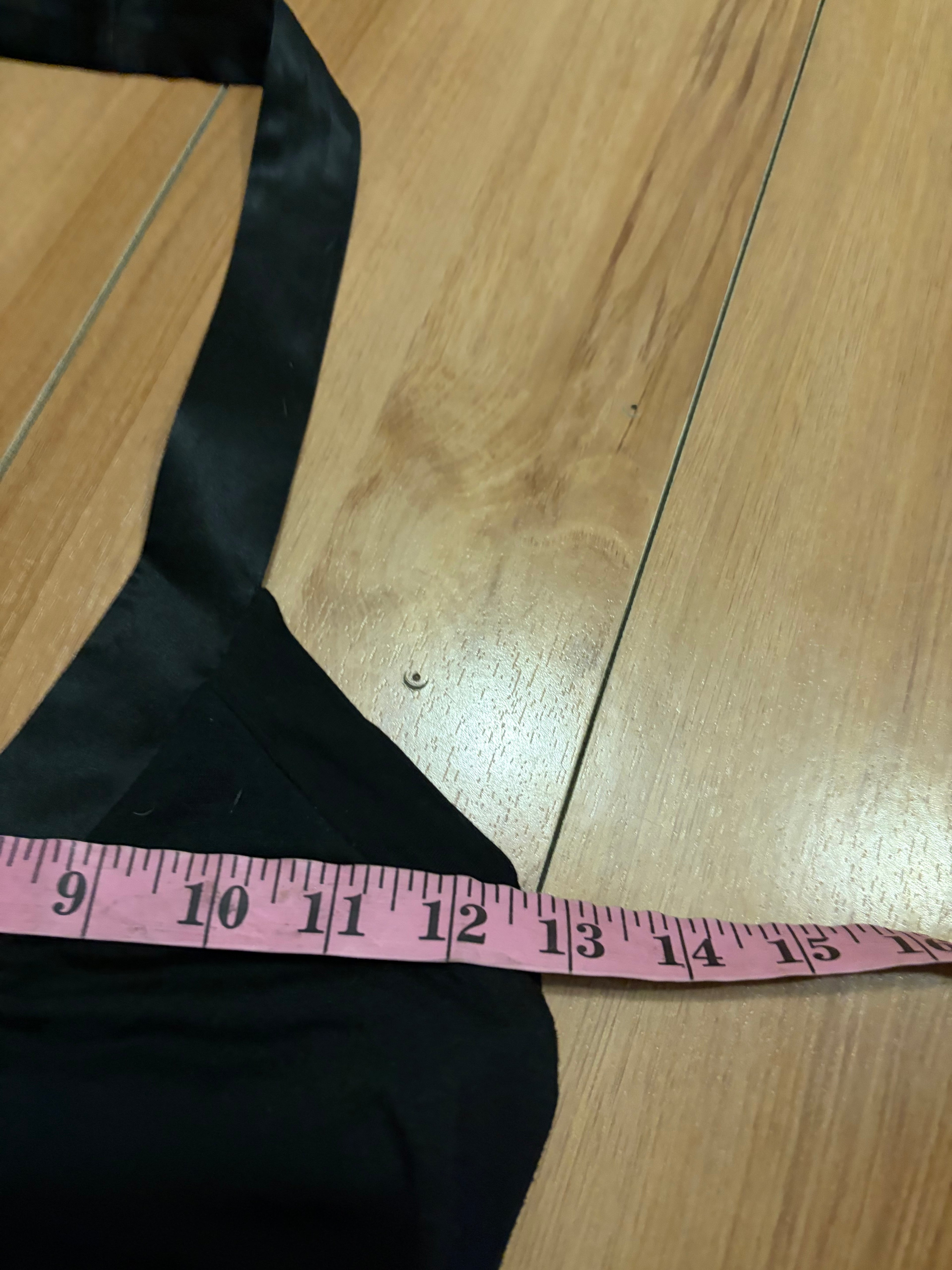 Black runched maxi whimsy dress size small