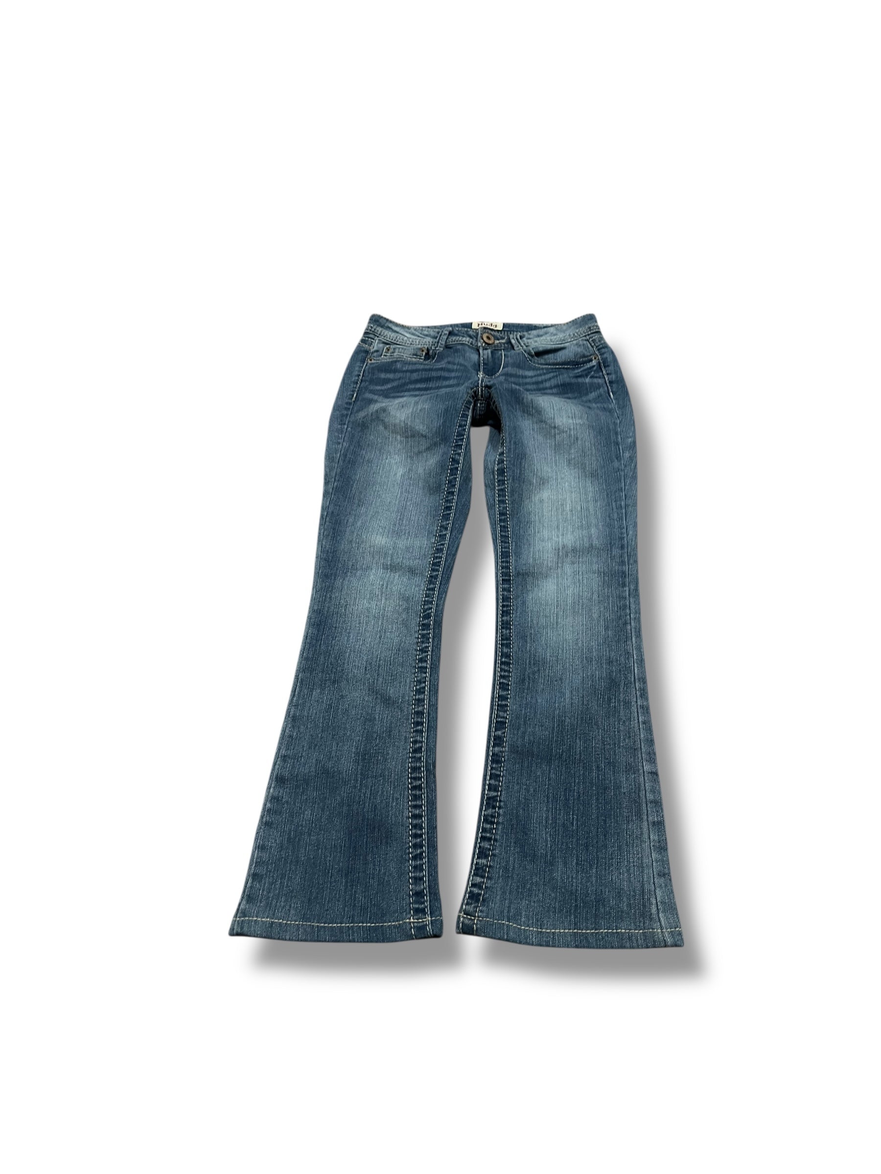 00 Mudd 90’s flares low rise jeans blue