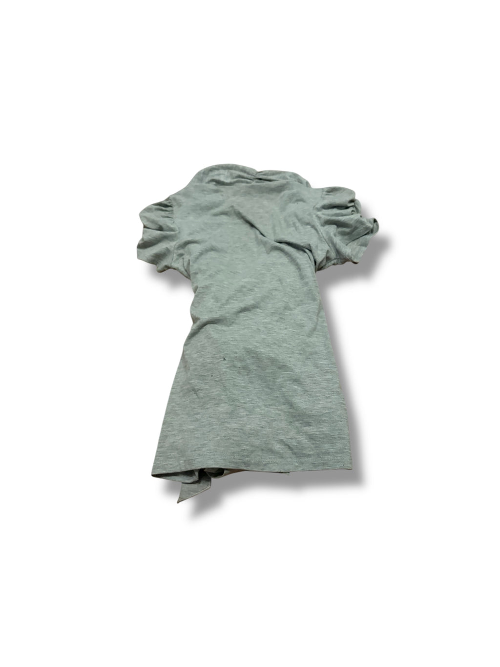 Grey Bella swan babydoll tie top size small