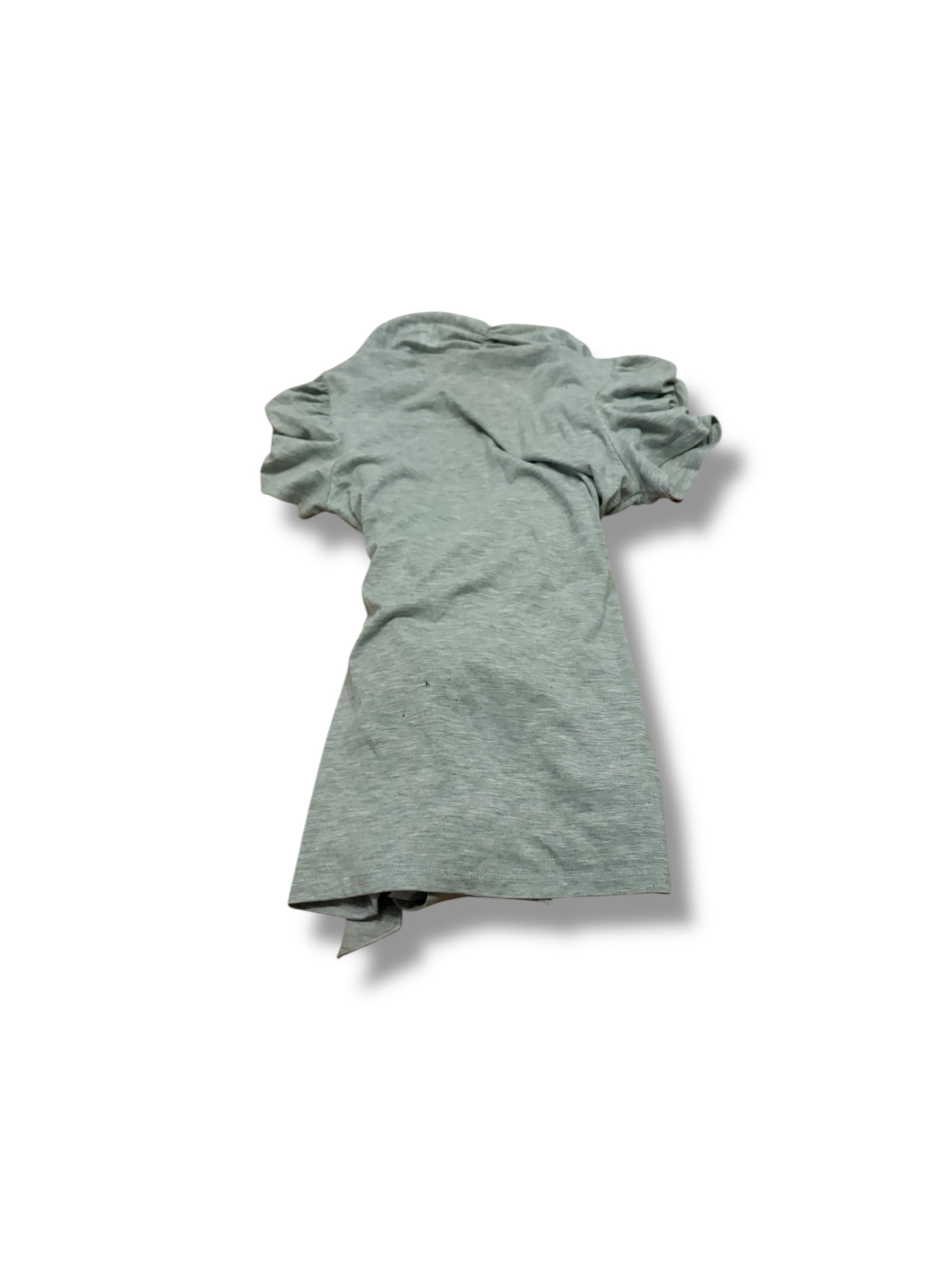 Grey Bella swan babydoll tie top size small