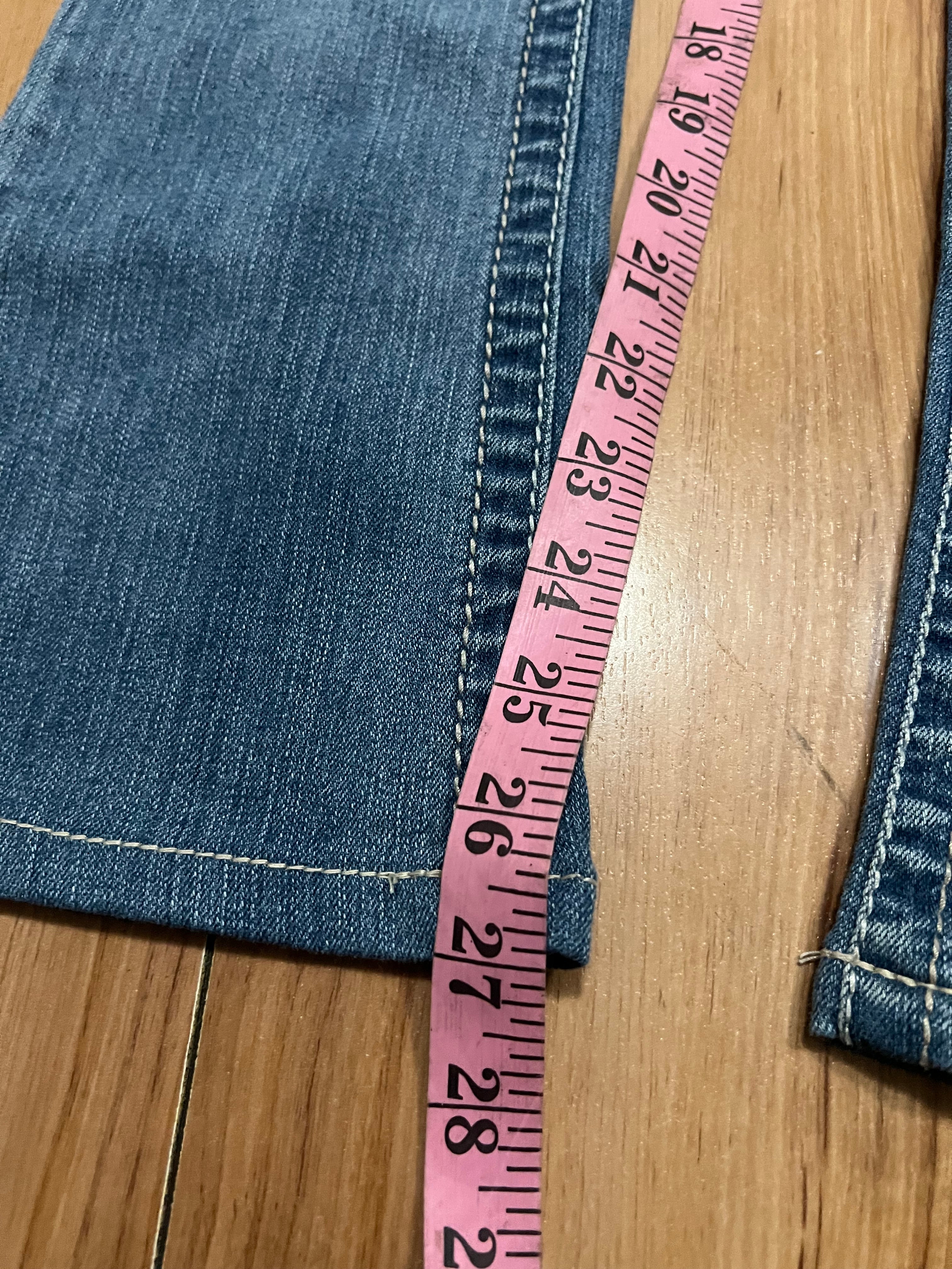 00 Mudd 90’s flares low rise jeans blue