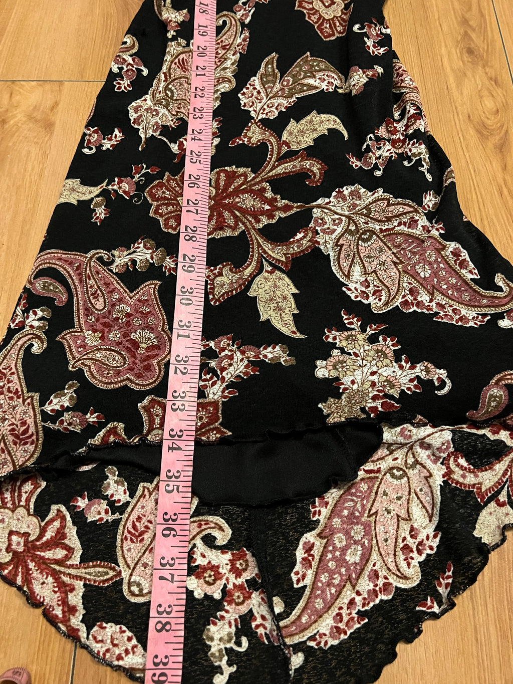 Black floral rampage size small butterfly tank sleeves dress
