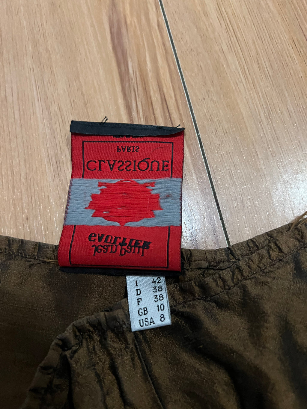 Jpg brown low rise flare 2006 run way pants size 8