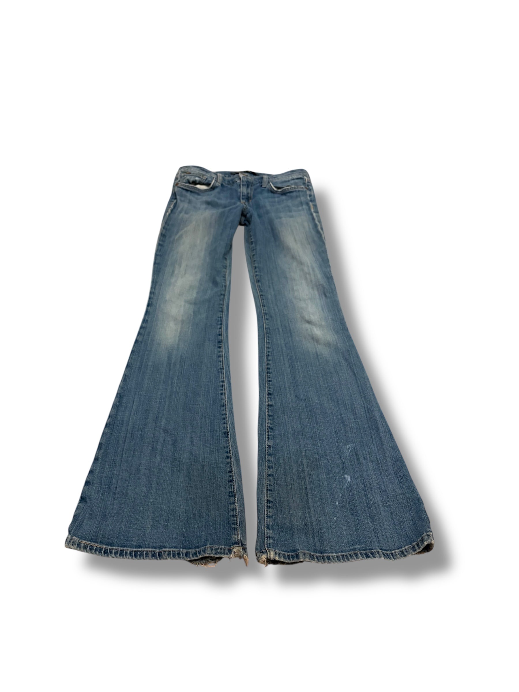 Blue low rise flare boot joes jeans size 28”