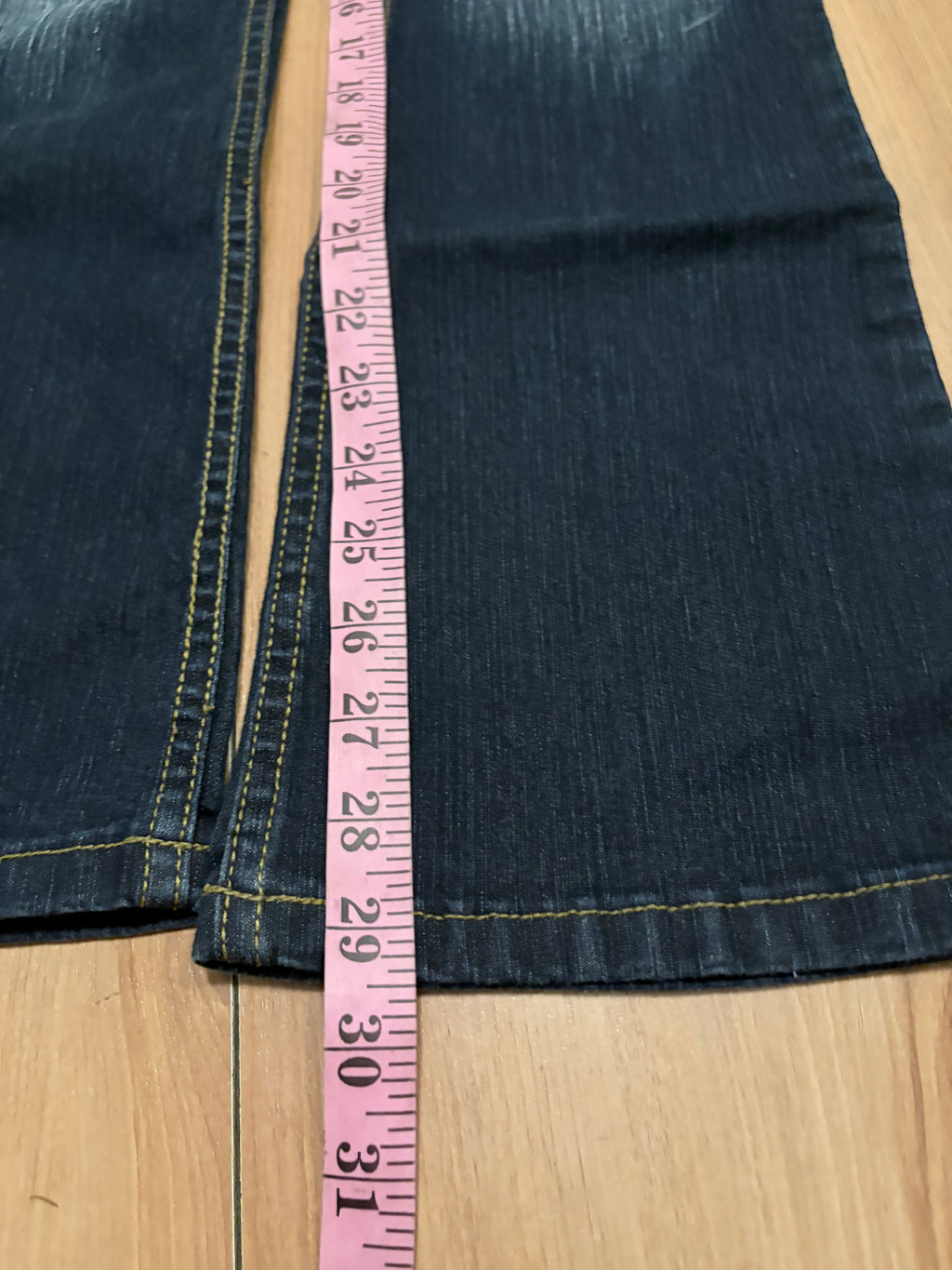 Dark blue floral low rise flare boot jeans size 0 xs grunge