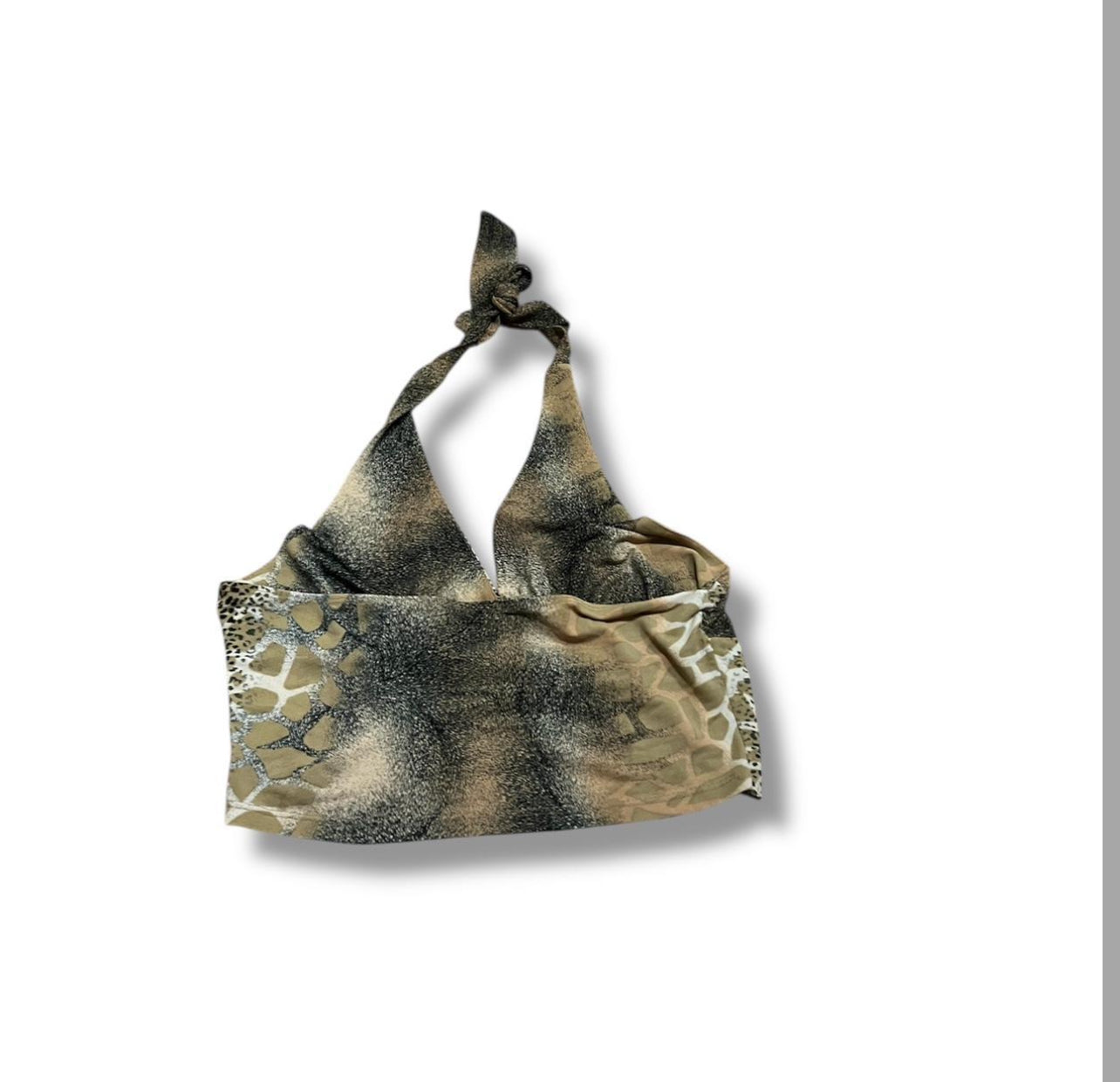 90’s forever 21 halter vintage animal print top size small